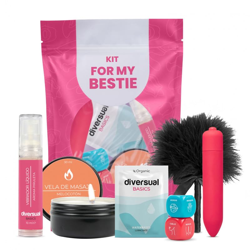 Diversual Kit Erótico para Parejas, 6 Productos (For My Bestie)