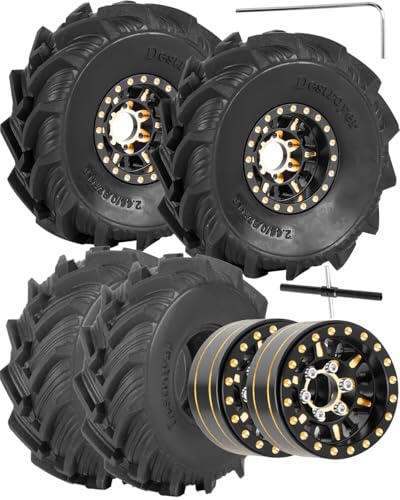 Pneus RC en laiton beadlock 1.0 poure TRX4M et SCX24 crawler