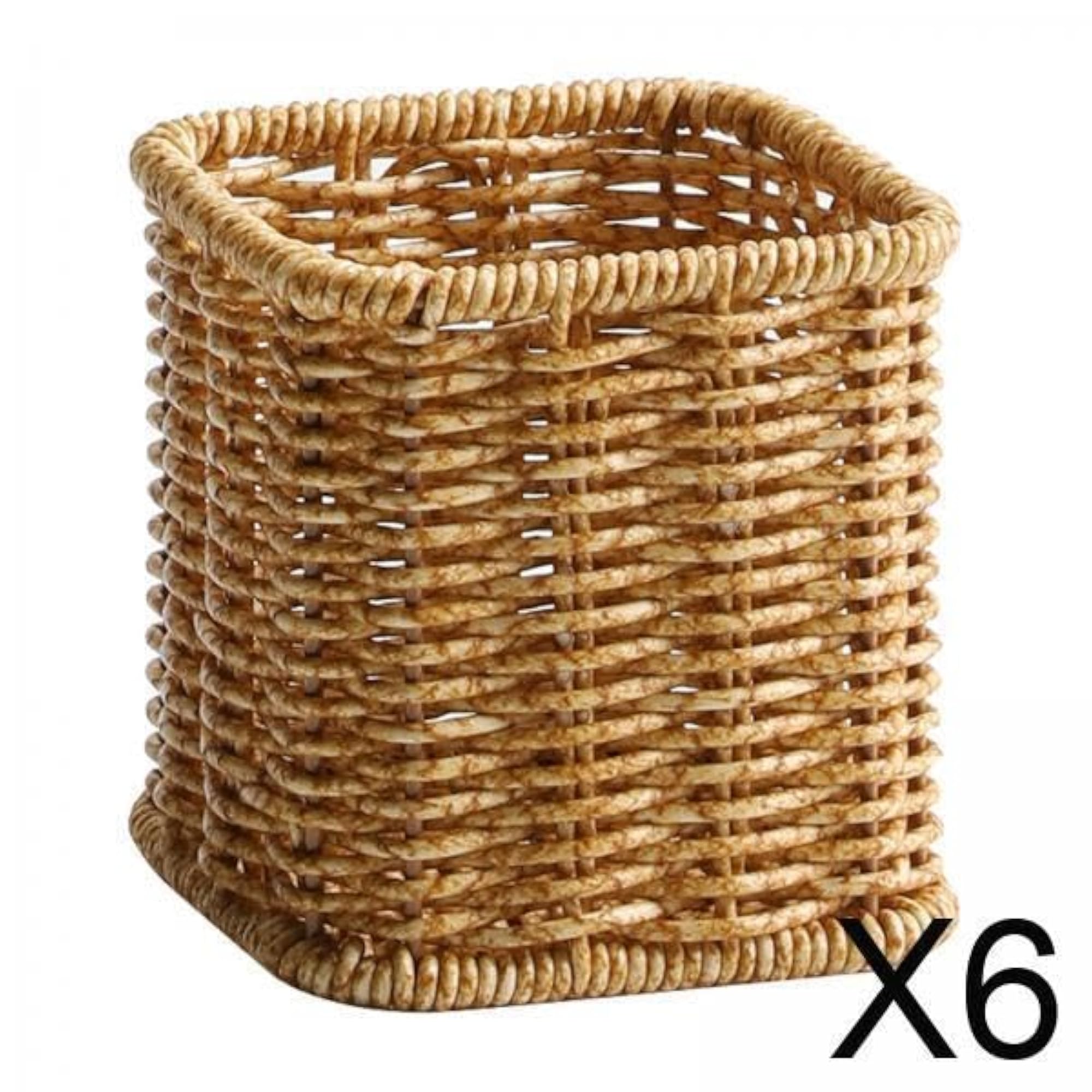 Woven Pen Holder Cup, Multipurpose Desk Organizer