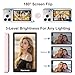 Newmowa Pink Magnetic Phone Vlog Selfie Monitor Screen, 4K 30fps Wired & 1080P Wireless Recording, Using Phone Rear Camera for Selfie Vlog Live Stream TikTok, Compatible with iPhone 11-17