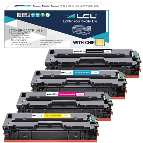 Cartouche toner Canon 067 compatible LBP631Cw MF651cw LBP633Cdw MF655Cdw pack de 4 couleurs LCL