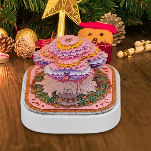 Maison sur l'arbre 3D calendrier bloc-notes idée cadeau de fête
