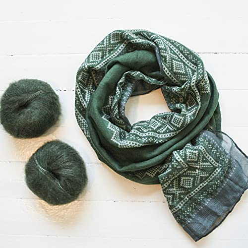 Marius Pattern Soft & Elegant Spring/Summer Lightweight Neck Scarf/Shawl For Women By Flaaronning2