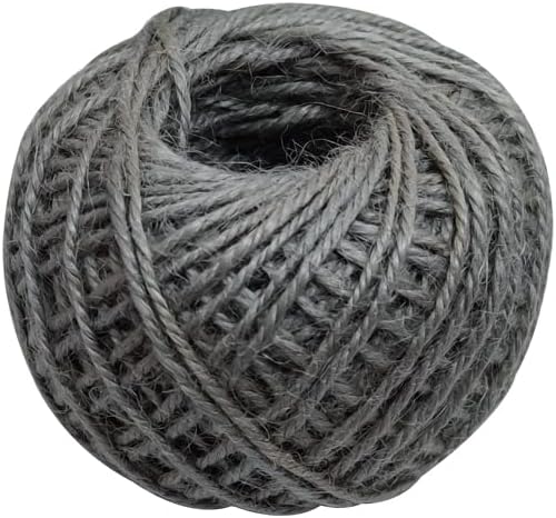 Cuerda de cáñamo natural que rebordea el hilo de la joyería de la decoración del arte 4.9 ft m 165 pies disponible en Yaxa Peru