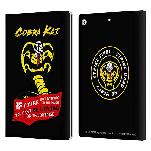 Head Case Designs Licenciado Oficialmente Cobra Kai Logo Be Strong Arte Compuesto Carcasa de Cuero...