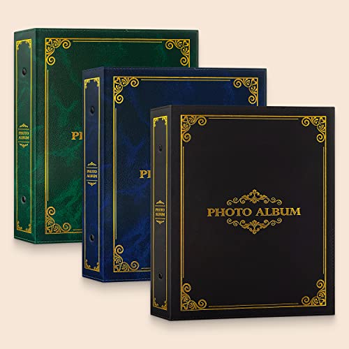 Lanpn Photo Album 6x4 Slip in, Traditional Classic 400 Pockets Photo Albums Holds Portrait Only 10x15cm Picture Green - Image 4