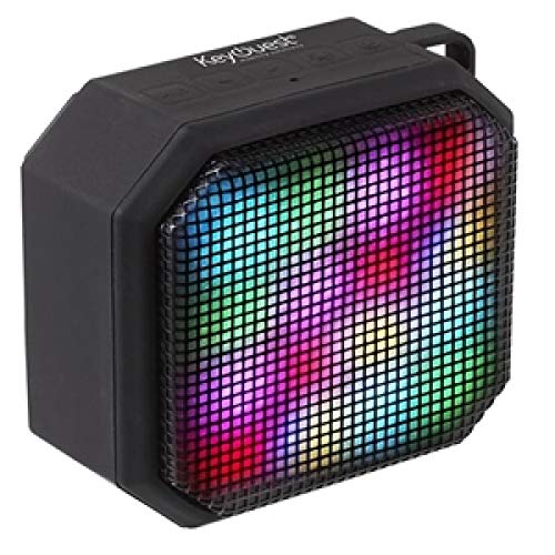 KEYOUEST Bezprzewodowy głośnik LED 5W Czarny Wodoodporny IPX4