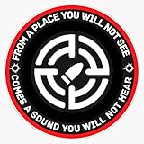 Vision Graphics 524 From a place you will not see. - ARMY SNIPER Vinyl Sticker Laptop Decal Car Bumper Window Waterproof 6 Mil 5inch (VISION-LGB-STICKERS-524)