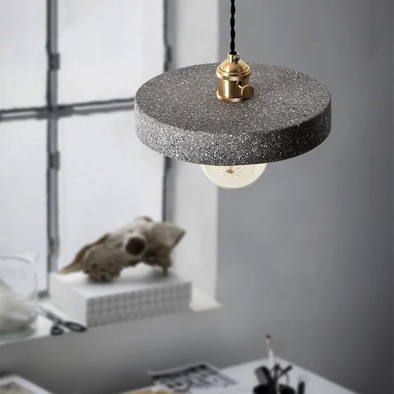 Suspension ciment LED moderne pour créer une ambiance café nordique chez soi