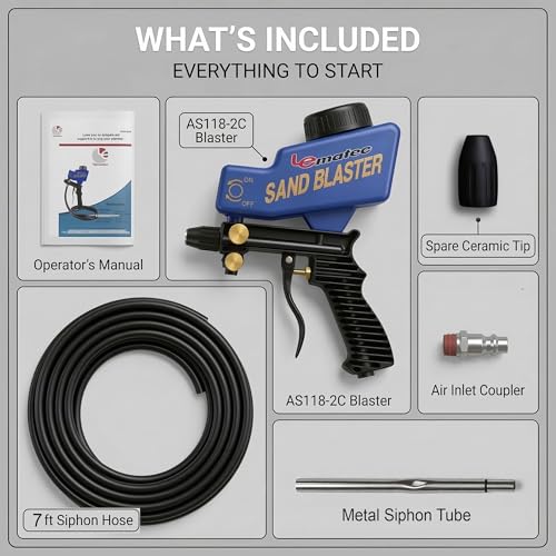 LE LEMATEC Sand Blaster Gun Kit