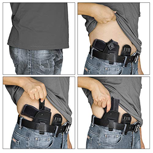 Elvo 2 Pack Universal Iwb Gun Holster For Concealed Carry, Inside The Waistband Pistols Holsters thumb #6