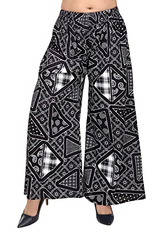 Image of Zen Women's Plus Size Palazzo - 9XL - Waist Size up to 58