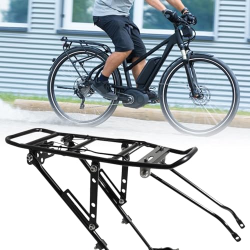 Rack de bicicleta trasero quick release para solucionar la falta de espacio en ruta 3