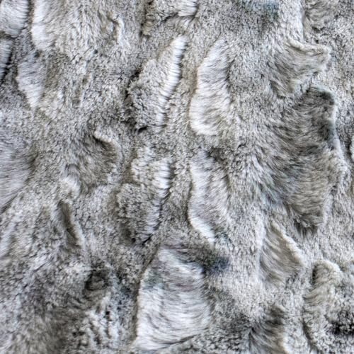Delindo Lifestyle Heizdecke mit Abschaltautomatik 215 x 240 cm, große Kuscheldecke XXL mit 9 Temperaturstufen, mit Lammfell Optik, grau