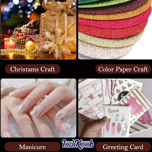 INDIKONB Store INDIKONB Sparkle Fine Glitter Dust Powder for Art & - Image 5