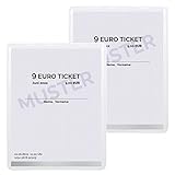 ✅ 𝗣𝗔𝗦𝗦𝗚𝗘𝗡𝗔𝗨 - der Ausweishalter hat eine hohe Passgenauigkeit und ist nicht zu groß und nicht zu klein - mit Maßen von 115 x 90 mm passt das Ticket optimal in die Hülle