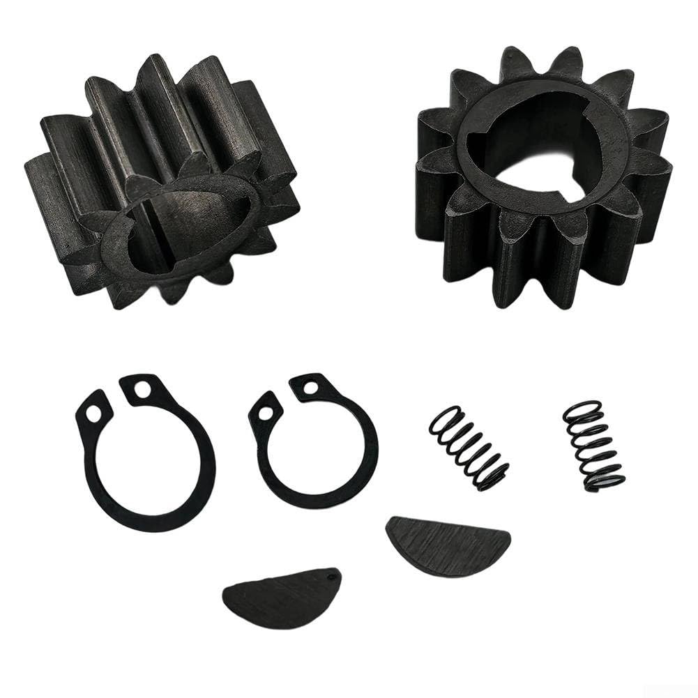 Lot de roues de rechange pour tondeuse à gazon avant et arrière de 20,3 cm - 42661-VE2-800 42672-VE2-800 pour modèles Honda HRR216 HRS216 HRT216 (2 roues arrière + 2 vitesses)