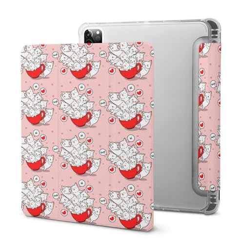 �s���N ���킢�� ���� �l�R �L iPad��11����p (A16�A2025) / ��10���� (2022) �P�[�X 11/10.9�C���` �����o�b�N�J�o�[ �A�C�p�b�hAir��5/4����(2022/2020)�P�[�X �X�^���h �I�[�g�X���[�v�@�\ �y�����[ 