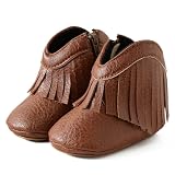 Jastore Baby Girls Cowboy Tassel Boots Soft Non Slip...
