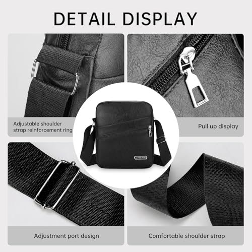 Small Mens Crossbody Sling Bag Classic Shoulder Handbags for Men Outdoors Daypacks3