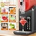 Slushie Machine,Slushy Machine for Home,6 Pre-Set Programs, Auto Clean Function,No Ice Needed, Commercial Frozen Drink Machine for Milkshake,Frappe,Margarita,Cold Drink,Slush and More