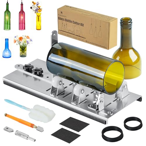 Glass Bottle Cutter, Upgrade Bottle Cutter & Glass...