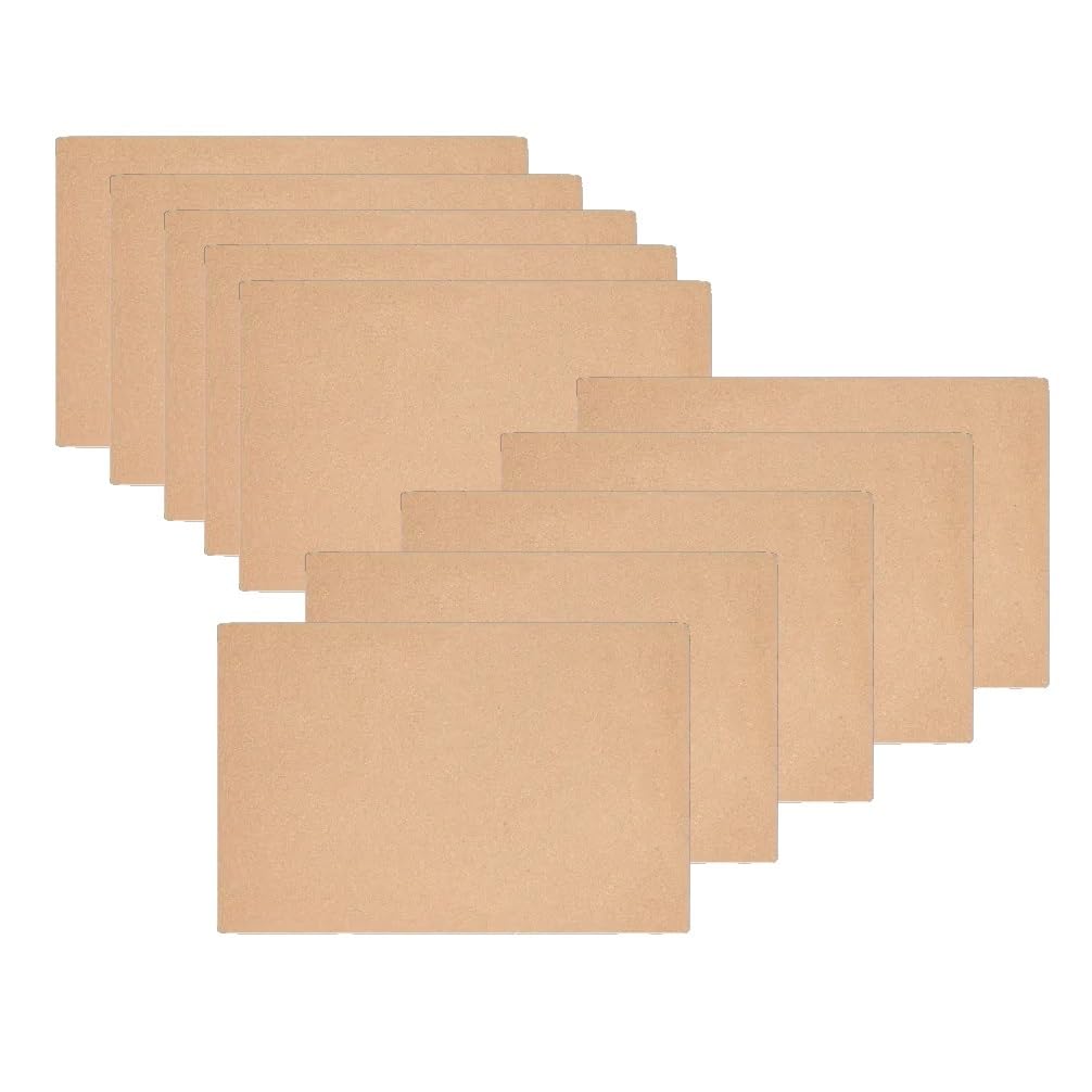 10PCS 11.7 X 8.3 Rectangle Cork Sheets, 2mm Thick A4 Coaster Cork Sheets, Cork Board for Wall Decoration Party