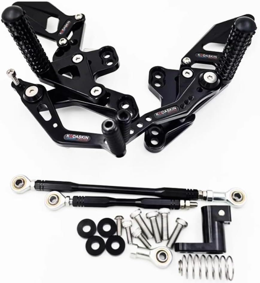 KNIGHT For CBR650R Motorcycle Rearsets Back Step Kit Left and Right Set for Motorcycles Adjustable Pedals Footrests Footpegs Accessories Foot Pegs Suitable for CBR 650R 2022-26 2023 2024 2025