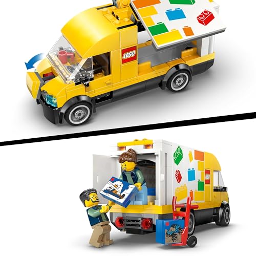 Image of LEGO City: The Van - Toy Building Set for Fans of Car Playsets Ages 6+ - 2 Minifigures - 60500