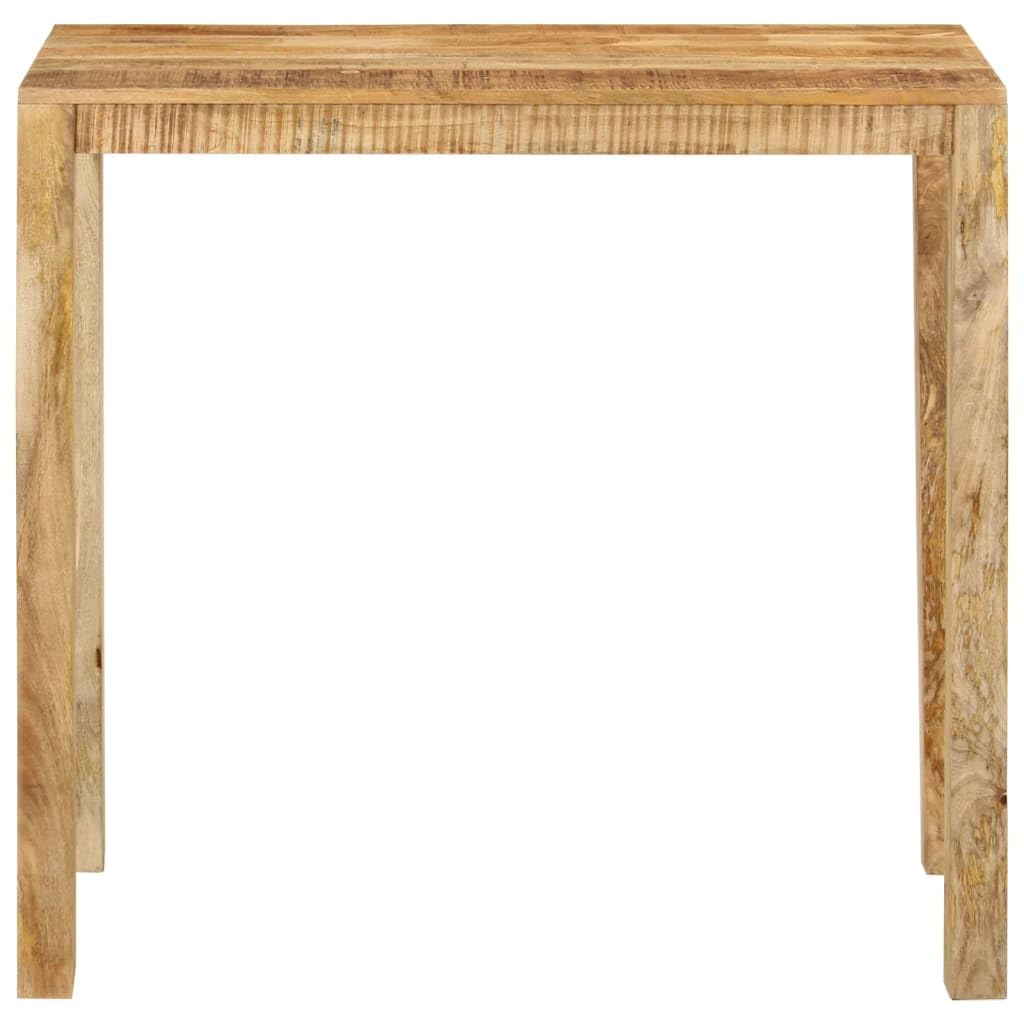 vidaXL Mesa Alta de Bar Mueble Cocina Bistró Mostrador Restaurante Patas Salón Sala de Estar Jardín Terraza Hogar Madera Maciza de Mango