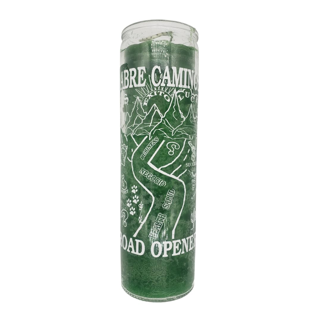 Amazon.com: Abre Camino Verde Veladora/Road Opener Green 7 Day