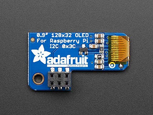 Adafruit PiOLED - Complemento OLED monocromático 128x32 para Raspberry Pi
