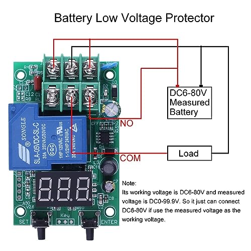 Module de surveillance tension résolvant les décharges de batterie CC 0-99.9V