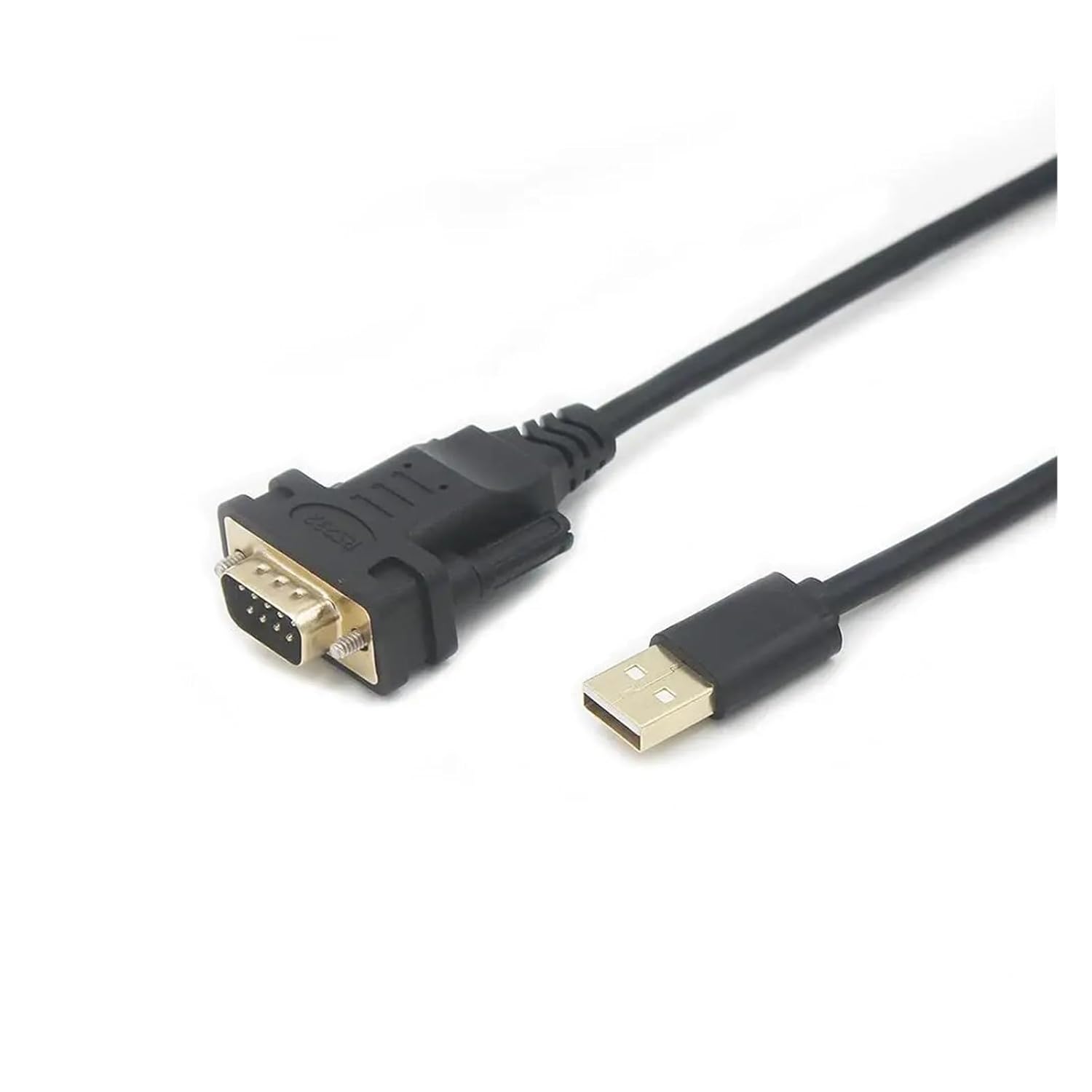 USB to Serial Converter USB to RS232 DB9 Serial Cable Male Connector Converter Adapter Cable FTDI Chip Black 6ft