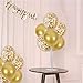 TONIFUL 4 Set Gold Balloon Centerpieces for Table, Balloon Stand Kit for Party Centerpiece Table Decorations, 50th 60th 70 th 80th 90th 100th Birthday Decorations Graduation Decoration 2025 New Years