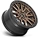 FUEL OFF-ROAD D681 REBEL 17X9, 6X5.5, 4.53, -12mm MATTE BRONZE BLACK BEAD RING - D68117908445