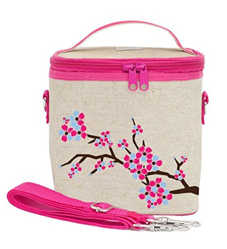 Preisvergleich Produktbild SoYoung groß Kühltasche Raw Leinen, umweltfreundlich, Retro-, auslaufsicher, leicht zu reinigen