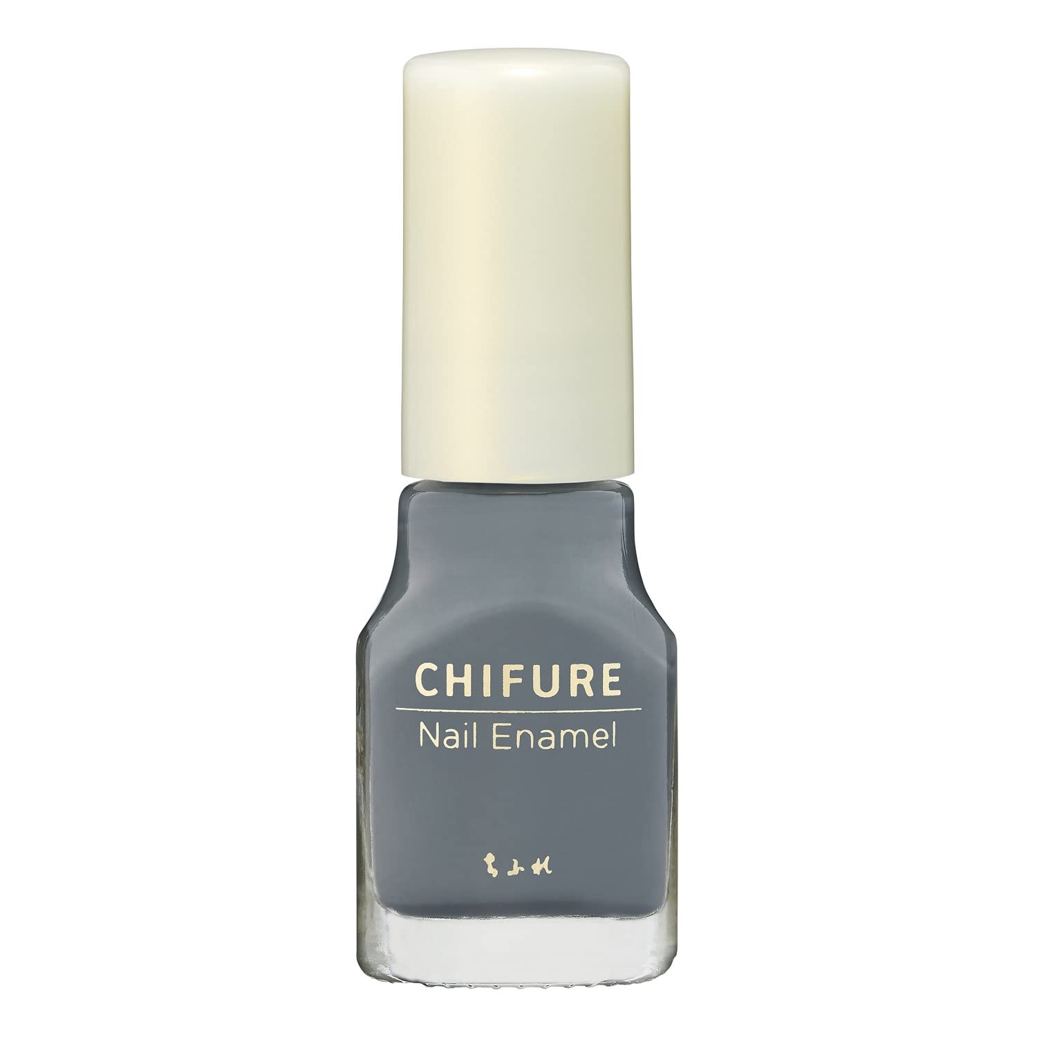 ちふれ(CHIFURE)ネイルエナメル 048 グレー系 マニキュア 速乾 平筆タイプ ネイルポリッシュ