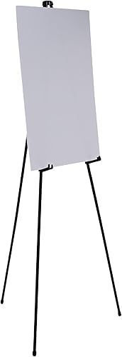 Miniatura 6 de MasterVision Caballete instantáneo, 61.5" de alto, negro, acero, resistente