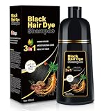 cosmpro Black Hair Dye Shampoofor Gray Hair Coverage, Hair Color Shampoo for Women & Men