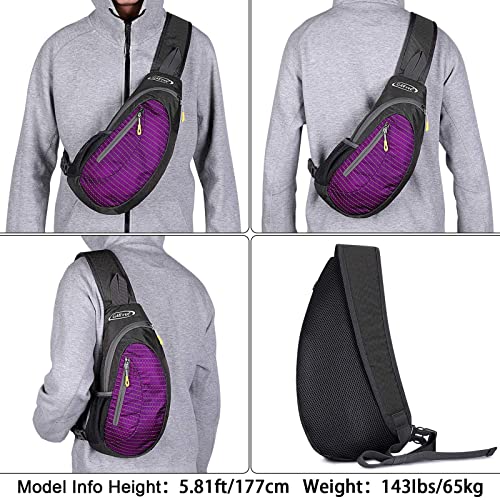 Image of G4Free Sling Bags Men and Women Shoulder Backpack Small Crossbody Chest Sling Backpack
