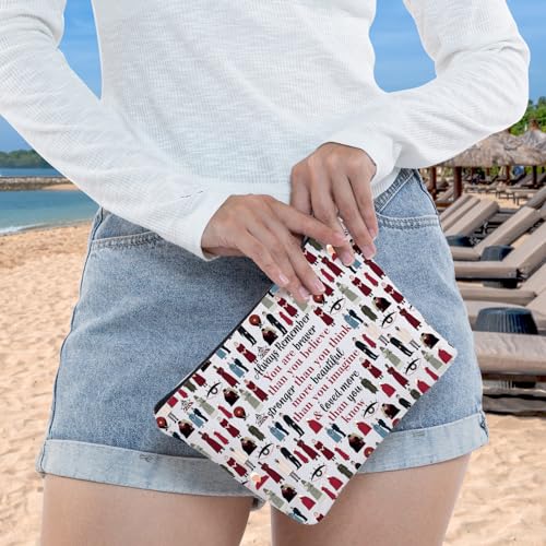 WZMPA Handmaid Offred Cosmetic Bag Lydia & Janine & Moira Fans Gift You are Braver Stronger Smarter Than You Think Handmaid Makeup Zipper Pouch Bag (Always Handmaid) - Image 4