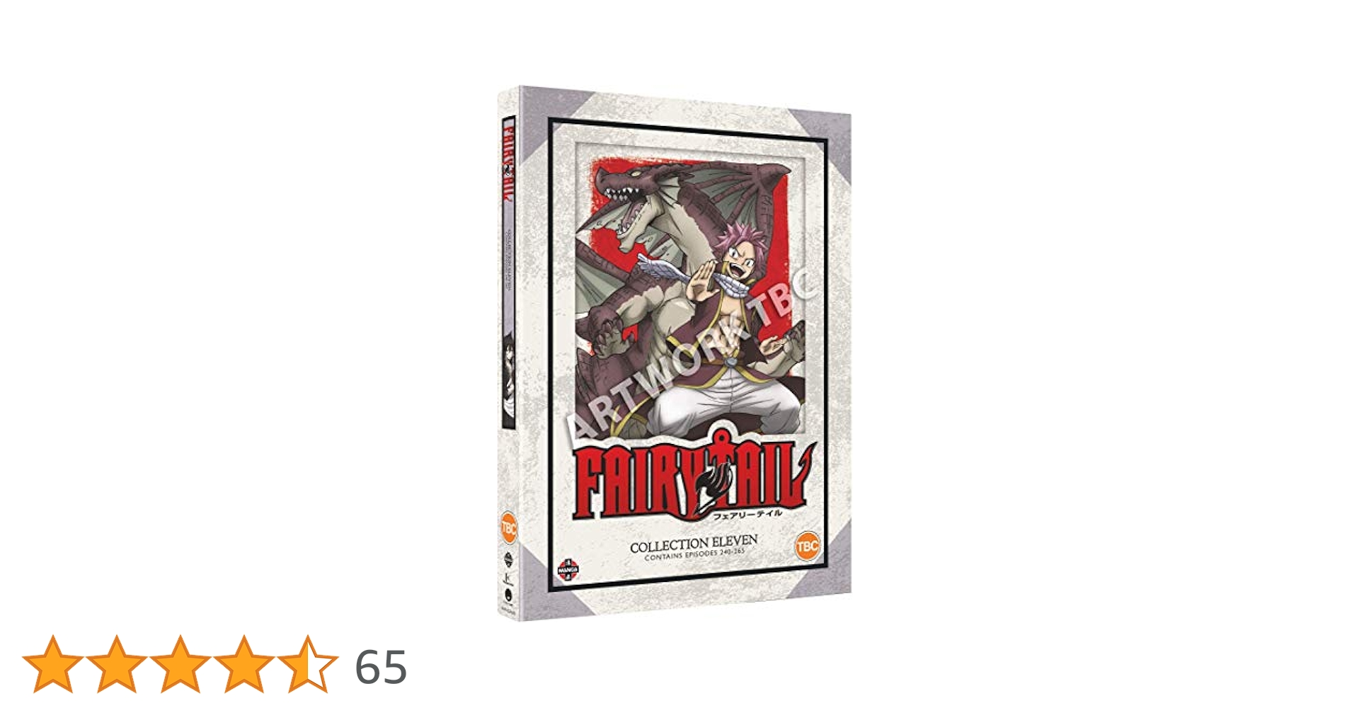 Amazon.com: Fairy Tail Collection 11 (Episodes 240-265) [DVD