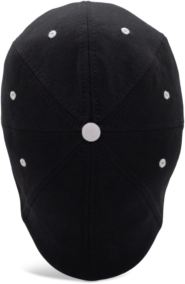 The Original UFC Eight Panel Boston Scally Cap - Flat Cap Cotton Fitted Hat for Men - Black - Image 5