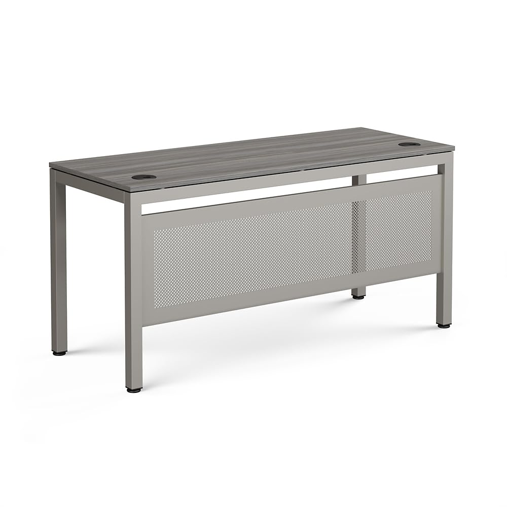 NBF Brite Standing Height Desk 48 W x 24 D x 40 H Fixed Standing Desk with Wireless