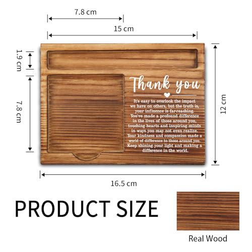 Thank You Sticky Note Holder, Thank You Appreciation Quote Gifts for Leader Boss Women Best Mom Mentor Coach Manager Coworker Teacher Self-Stick Note Pad Holders ZSS17 - Thumbnail 2