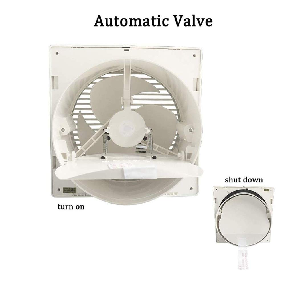Ventilador de Techo con Descarga Vertical y conducto Redondo, Techo Convertible sin conducto/conducto Trasero, Cocina Delgada sobre Estufa