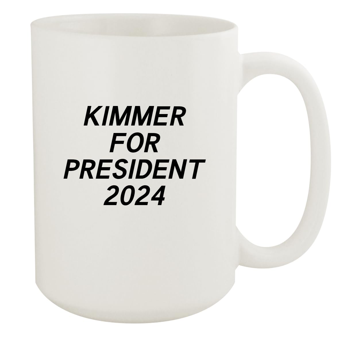 Kimmer For President 2024 - Ceramic 15oz White Mug, White