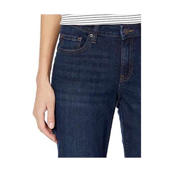 Amazon-Essentials-Womens-Mid-Rise-Authentic-Bootcut-Jean Amazon Essentials Women's Mid-Rise Authentic Bootcut Jean, Dark Wash, 12 Regular