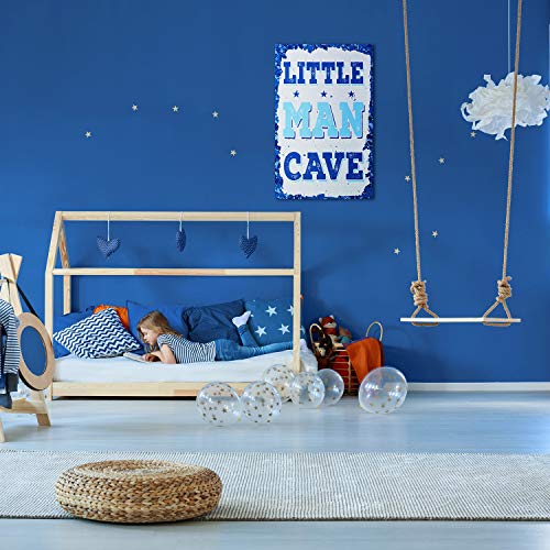 Little Man Cave Wood Sign Children Cave Sign Door Elegant Wood Sign Bedroom Sign Hanging Toddler Boys Room Decor Wall Art Decorative Wood Sign For Kids Children Bedroom #TOP4